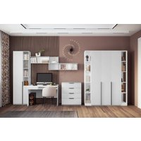 Шкаф-пенал Аквилон Чарли № 5.2 правый (белое сияние)