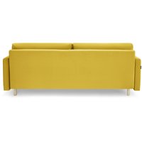 Диван Mio Tesoro Дублин 497 3-х местный (желтый 1103)