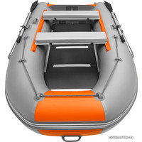 Моторно-гребная лодка Roger Boat Hunter Keel 3500 (малокилевая, серый/оранжевый)