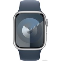 Ремешок Apple Sport Band MT2W3 (41 мм, грозовой синий, размер S/M)