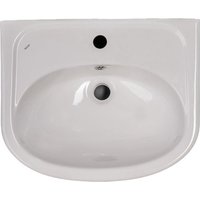  Runo Тумба с умывальником Лада 50 + Уют 50 (подвесная, блэквуд/белый)