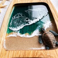 Менажница Wood_N_Sea Лодочка с черепахой