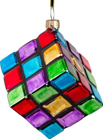 Елочная игрушка Erich Krause Decor. Кубик Рубика 64079