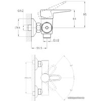 Смеситель G.Lauf NUD5-A045