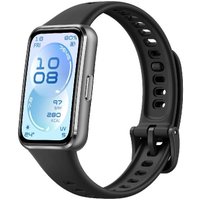 Фитнес-браслет Huawei Band 11 (черный алюминиевый корпус, с черным силиконовым ремешком, международная версия)