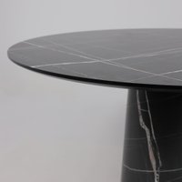 Кухонный стол Lepremo AV 1317 HPL+МДФ 1200 (черный тунис/черный)