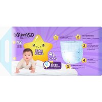 Трусики-подгузники Mimiso 4 L 9-14 кг (42 шт)