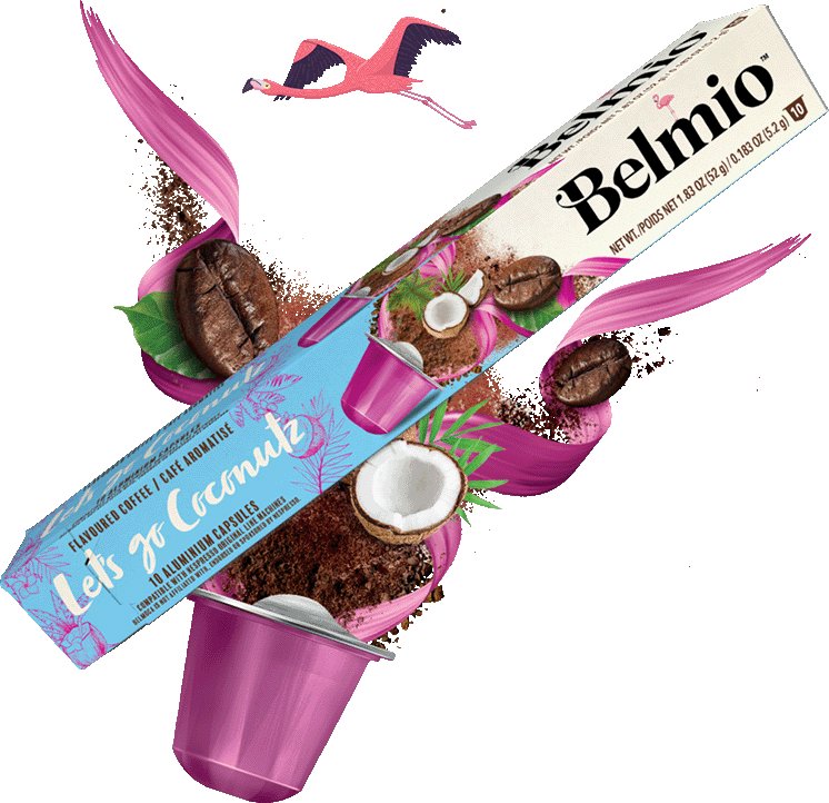 

Кофе в капсулах Belmio Let's go Coconutz 10 шт