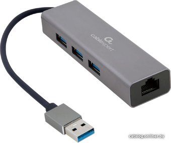 USB-хаб Cablexpert A-AMU3-LAN-01