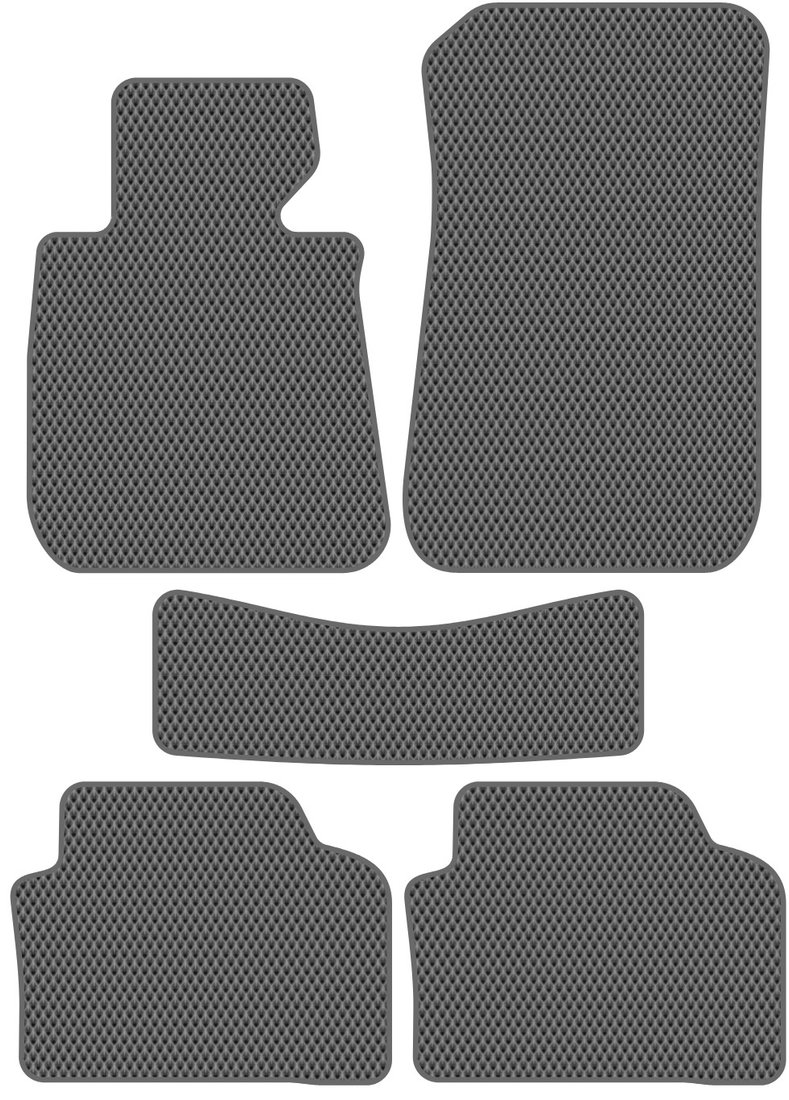 

Комплект ковриков для авто Alicosta BMW 3-Series V (универсал, седан / E91, E90) 2004 - 2012 (серый, ромб)