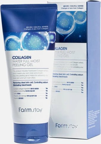  FarmStay Пилинг для лица Отшелушивающий с коллагеном (180 мл)