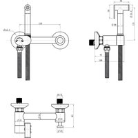 Унитаз напольный Lauter Vortex 2110022VF + гигиенический душ Sano 21LT1294GL