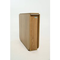 Стол-книга Stoloff Мечта 1600x850 (дуб сонома, опоры вкручиваемые, углы закругленные с роликами и ручками)