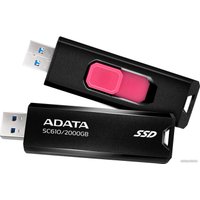 Внешний накопитель ADATA SC610 2TB SC610-2000G-CBK/RD