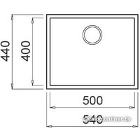 Кухонная мойка Elleci Quadra 105 Undermount Kuro K86