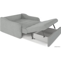 Диван Мебель-АРС Лидер ППУ 155x200 (Vivaldi 06 светло-серый)