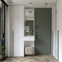 Шкаф-гармошка Евва Лайн ЛН-1D.560.01(2Z) (бодега белый)