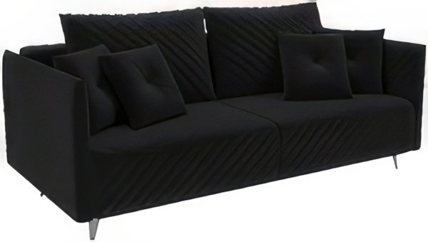 

Диван Мебель-АРС Вашингтон (велюр, черный НВ-178 17)