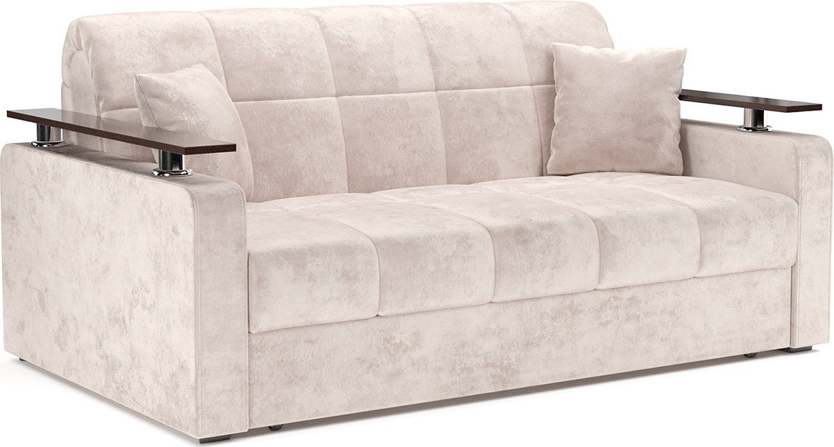 

Диван Мебель-АРС Аккордеон Бакли ППУ 140x200 (велюр бежевый Plush OWV-33)