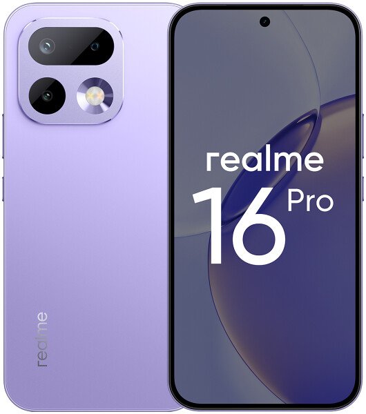 

Телефон Realme 16 Pro 5G 12GB/256GB международная версия (сиреневый)