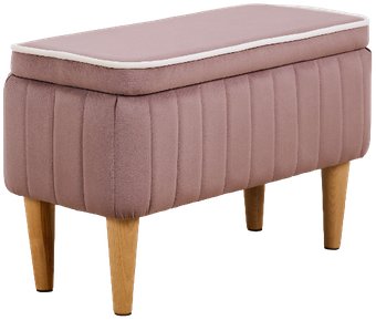 Банкетка MONOFIX Амма с ящиком (светло-коричневый №6)