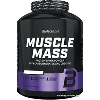 Протеин комплексный BioTech USA Muscle Mass (клубника, 4 кг)