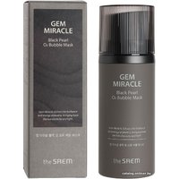  The Saem Маска для лица кремовая Gem Miracle Black Pearl O2 Bubble Mask 105 мл