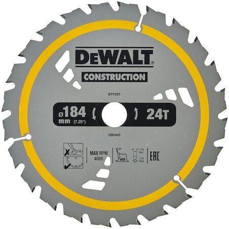 

Пильный диск DeWalt DT1951