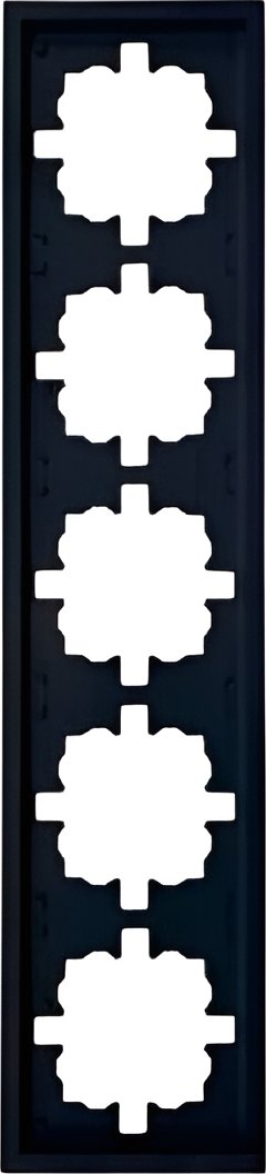 Рамка Lezard Zima 704-4200-150 (черный брахат)