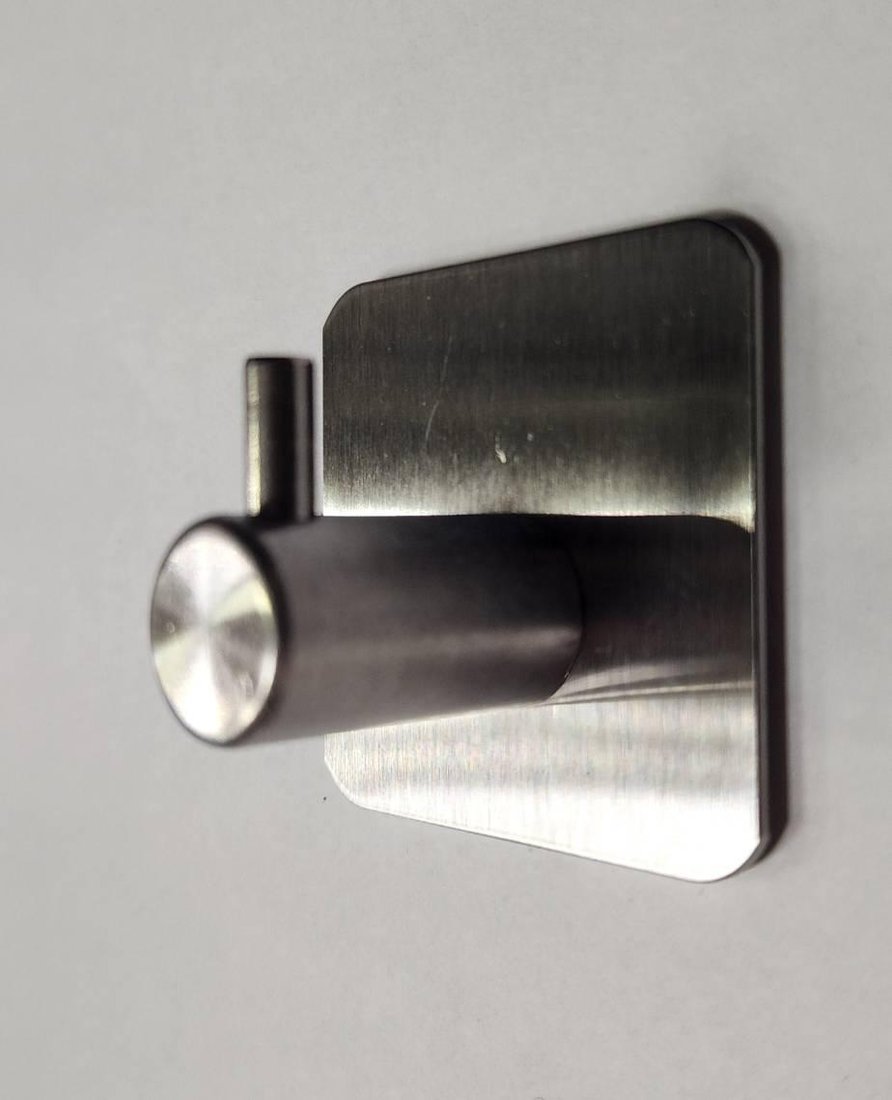 

Крючок мебельный Lemax 3М (сталь шлифованная)