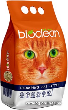 Наполнитель для туалета BioClean Комкующийся 5 л