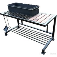 Мангал для дачи Феост Лофт-1, сталь 5 мм