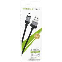 Кабель Borofone BX28 microUSB 1 м (серый)