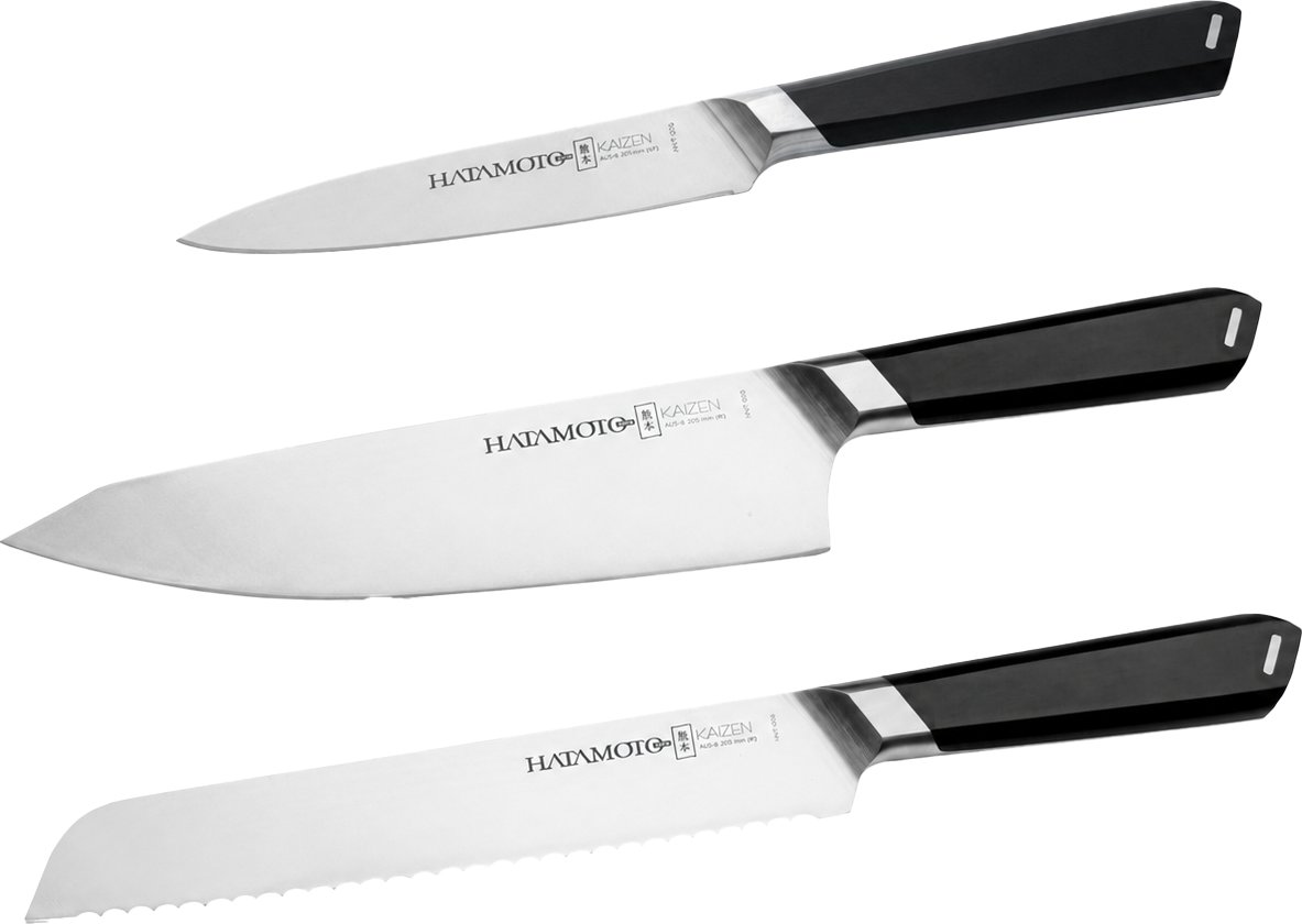 Набор ножей Hatamoto Kaizen HVT-0033SW (3шт)