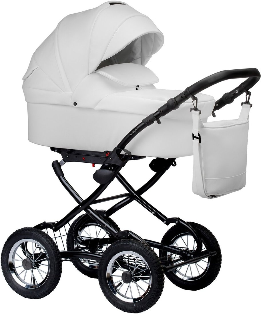 

Универсальная коляска Indigo Barbara ECO Classic (2 в 1, be 05/белая кожа)