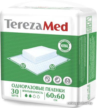Пеленки Tereza Med Впитывающие Normal 60x60 (30 шт)