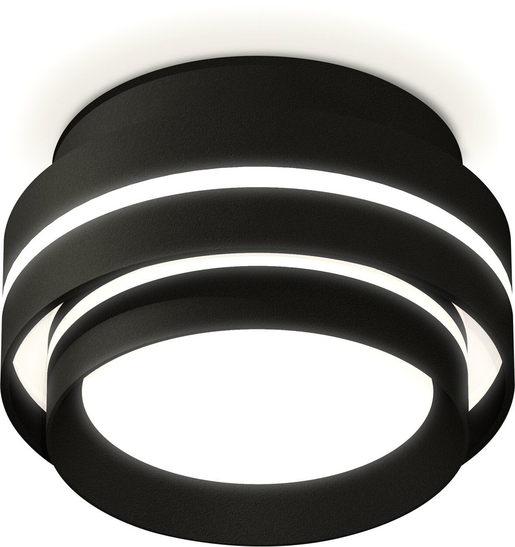 

Припотолочная люстра Ambrella light Techno spot XS8414004 SBK/FR