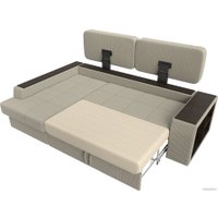 Угловой диван Лига диванов Брюссель левый 110659L (рогожка корфу 02)