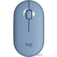 Мышь Logitech M350 Pebble (голубой)