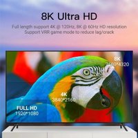 Кабель USBTOP Optical UltraHD 8K v2.1 HDMI - HDMI (10 м, черный)