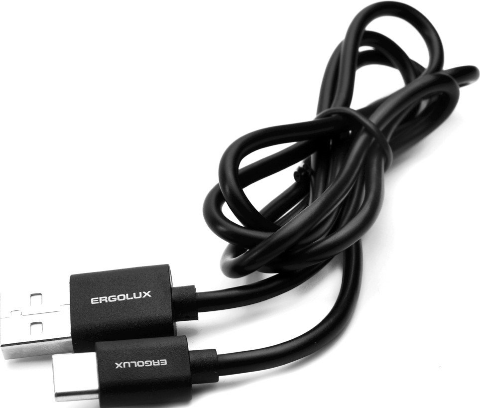 

Кабель Ergolux ELX-CDC02P-C02 ПРОМО USB Type-A - USB Type-C (1 м, черный)