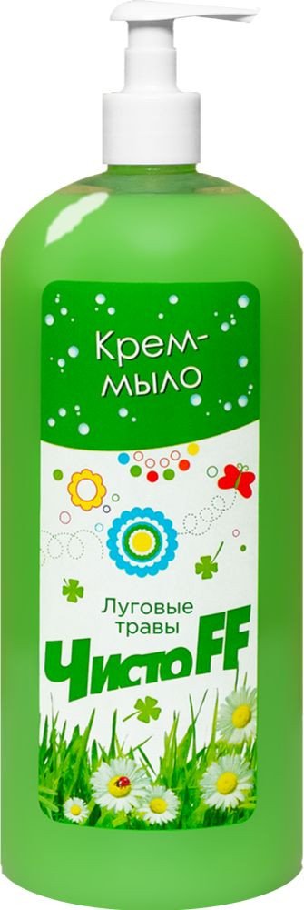 ЧистоFF Крем-мыло Луговые травы (дозатор) 1000 мл