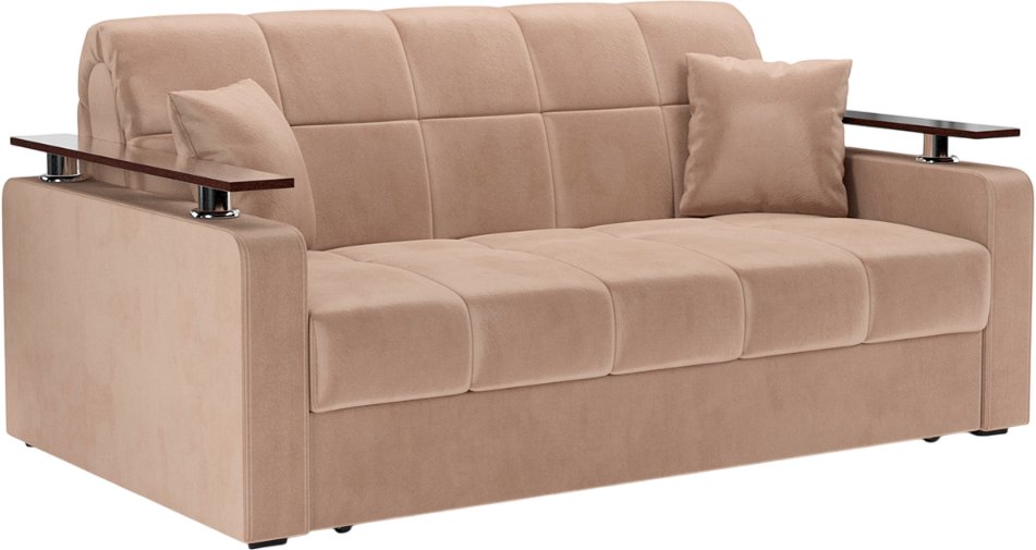 

Диван Мебель-АРС Аккордеон Бакли ППУ 120x200 (бежевый кордрой)