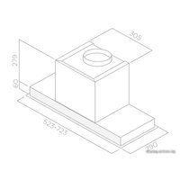 Кухонная вытяжка Elica HIDDEN IXGL/A/60