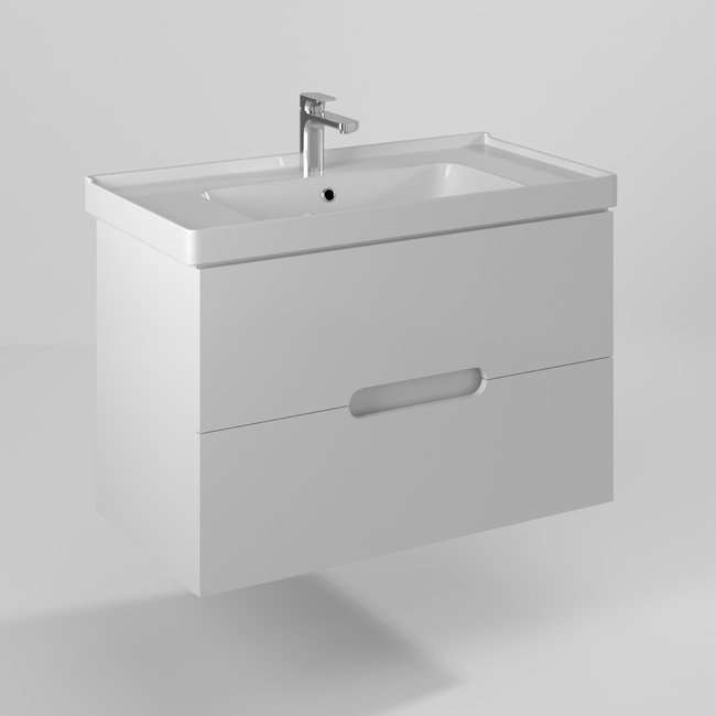 

Briz Тумба подвесная Пола 90 с умывальником Грэйс