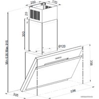 Кухонная вытяжка Simfer 8616SM