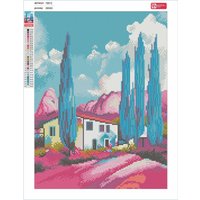 Алмазная мозаика  Феникс+ Дом в кипарисах 70812