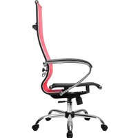 Офисное кресло Metta SK-1-BK Комплект 7, Ch ов/сечен (пластиковые ролики, красный)