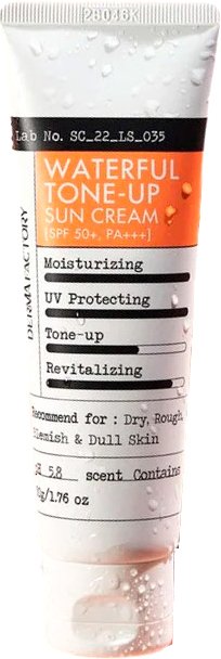 

Крем солнцезащитный Derma Factory Увлажняющий Waterful Tone-Up Sun Cream SPF 50+ PA+++ (50 мл)