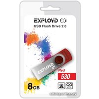 USB Flash Exployd 530 8GB (красный)